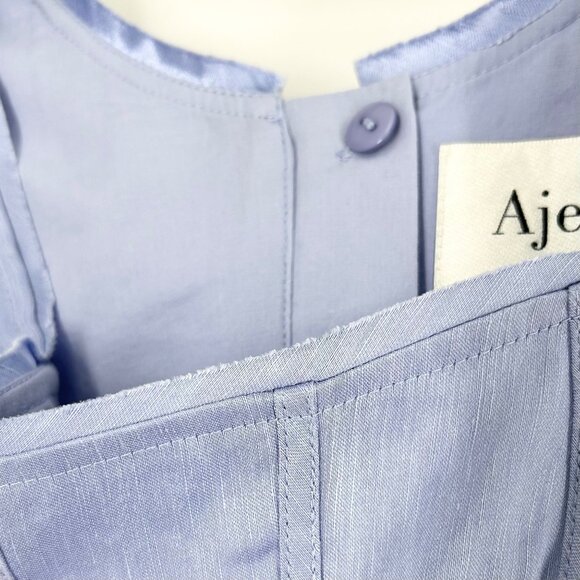 Aje Virginie Cut Out Square Neck Midi Dress in Cool Lavender - Picture 12 of 13